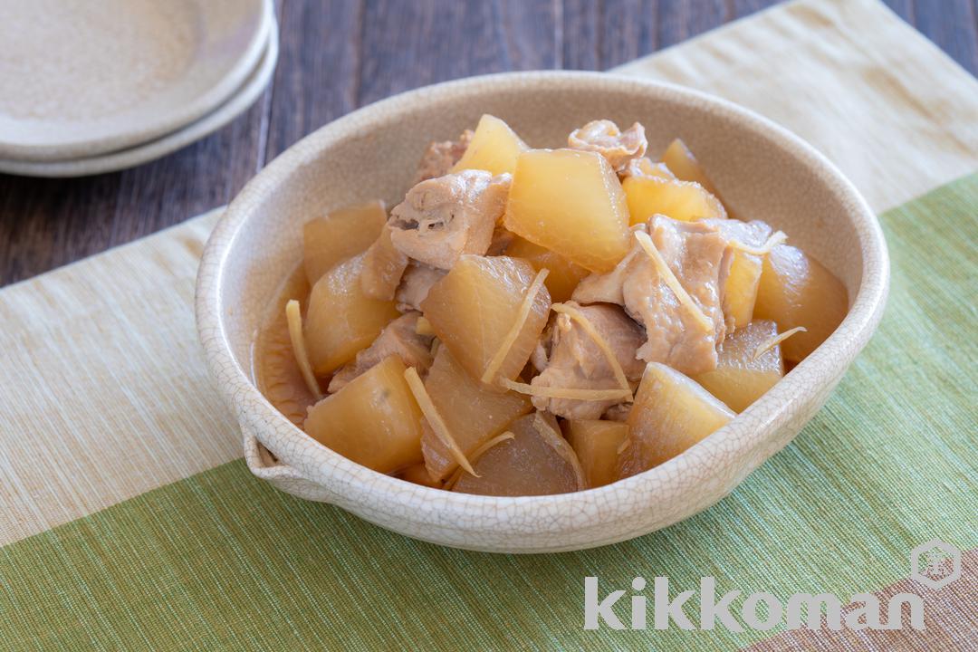 Simmered Chicken and Daikon Radish (Low Sodium)