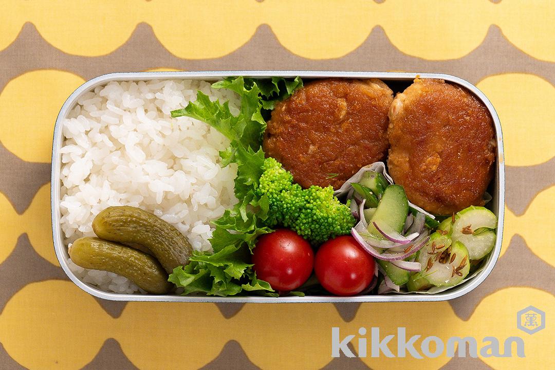Vegan Tsukune (Meatballs) Bento