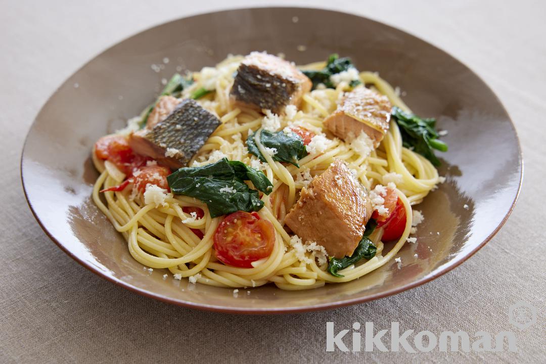 Teriyaki Salmon Pasta