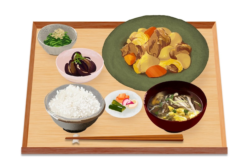 Nikujaga (Meat & Potato Stew) Meal Set