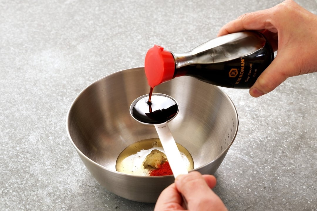 One-Pot Honey Soy Roasted Chicken & Rice_Process