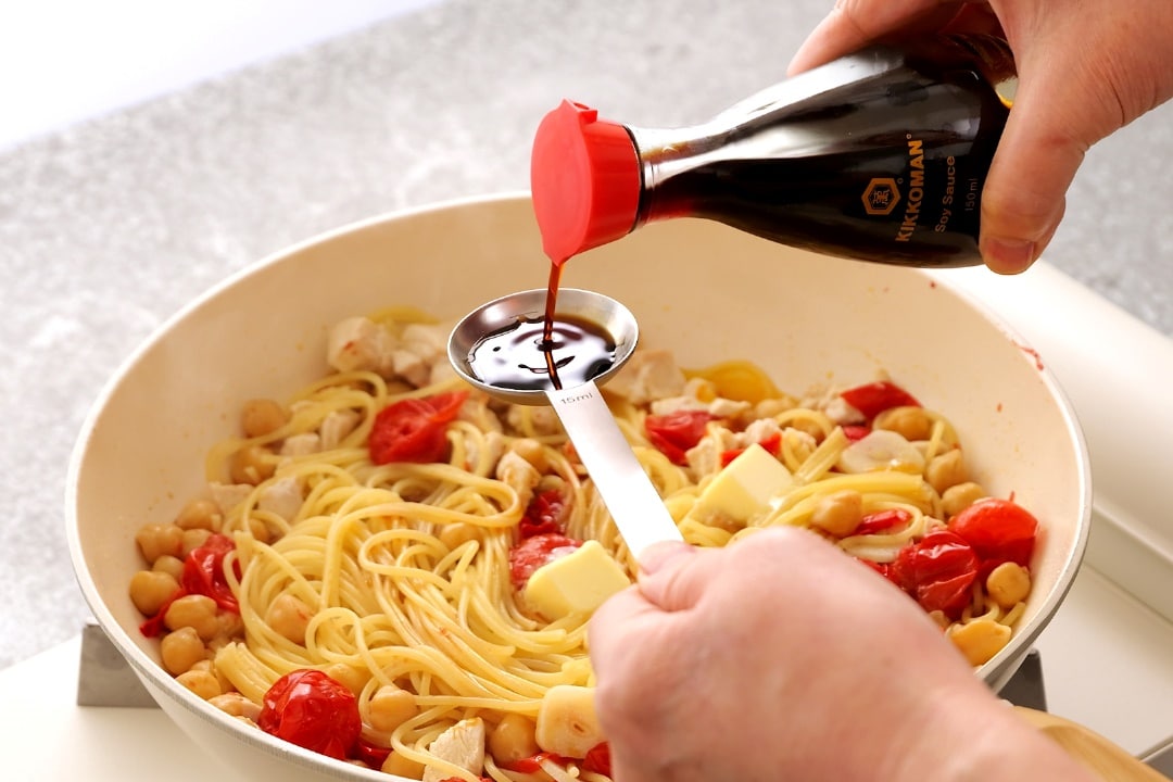 One-pan Butter Soy Sauce Pasta_Process