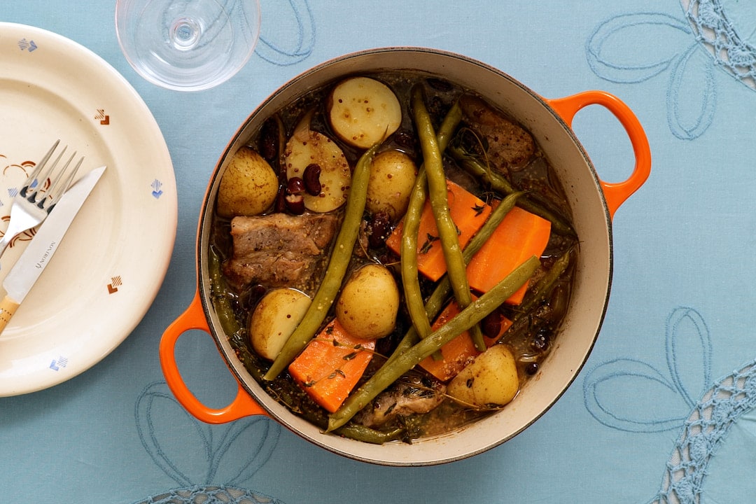 One-Pot Roast with Pork and Vegetables