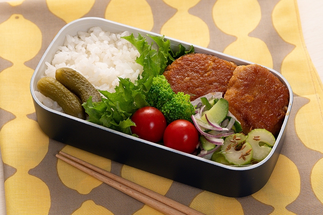 Vegan Tsukune Bento