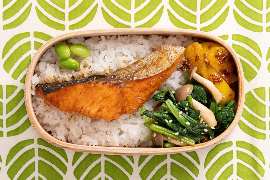 Teriyaki Salmon Bento