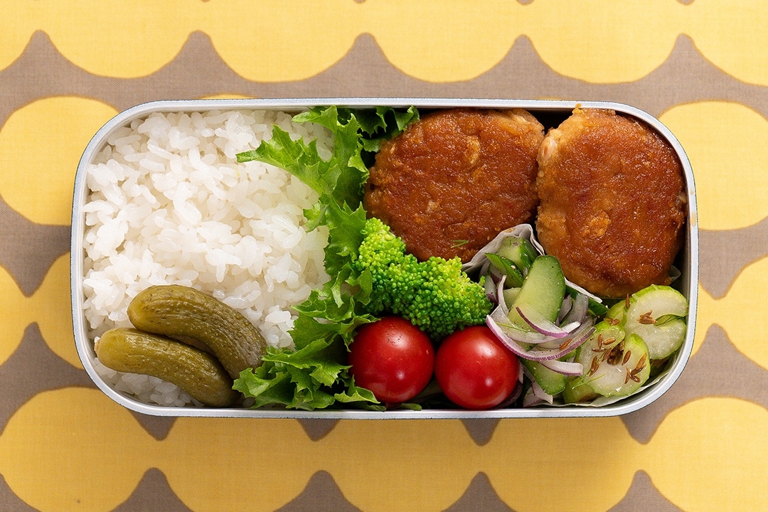 Vegan Tsukune Bento