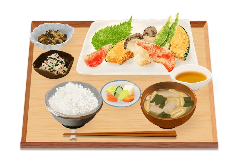 Vegetable Tempura Meal Set (Vegan Meal Set)