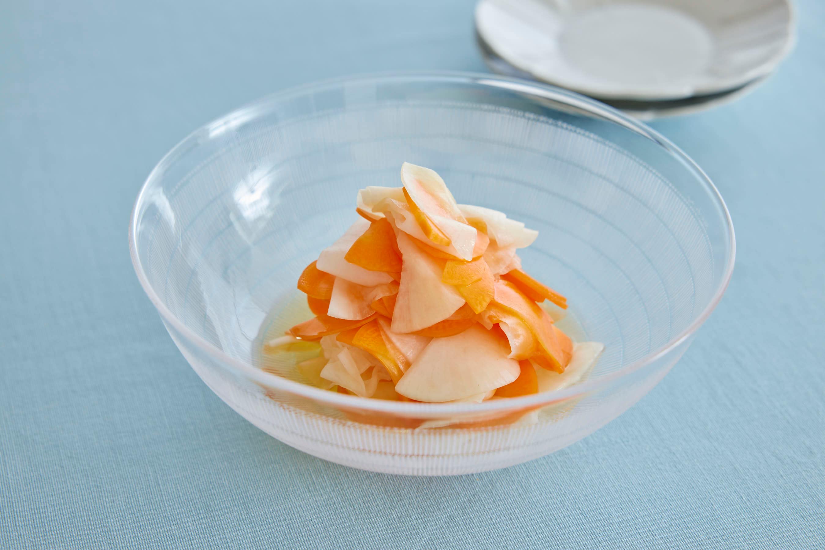 Daikon and Carrot Salad with Sweet Vinegar Dressing