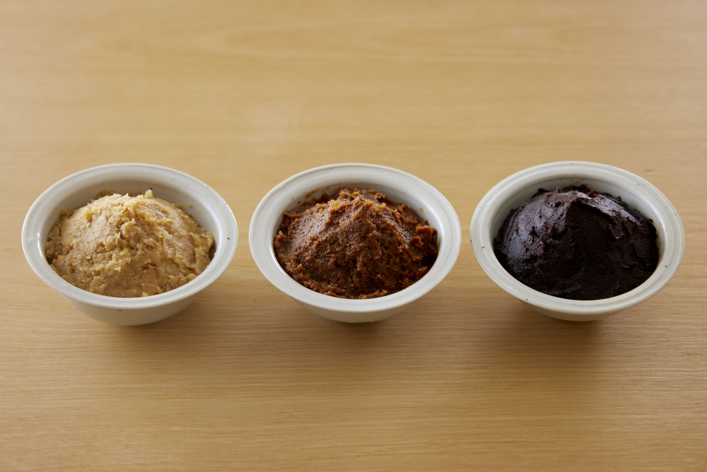 Various types of miso