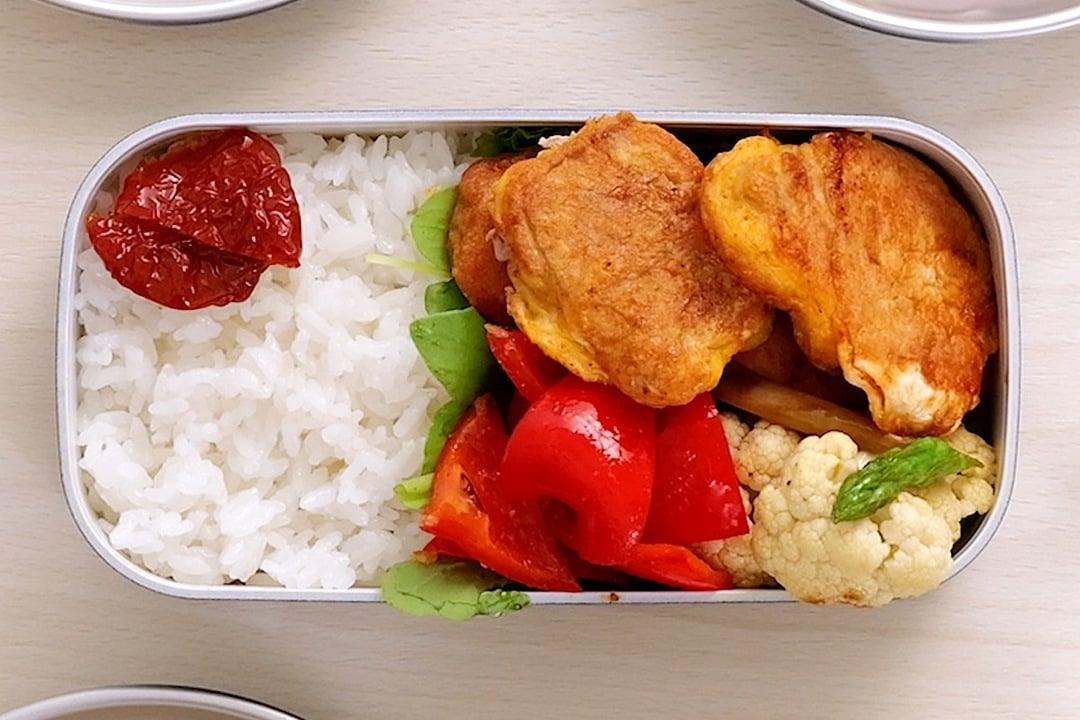 Packing the side dishes