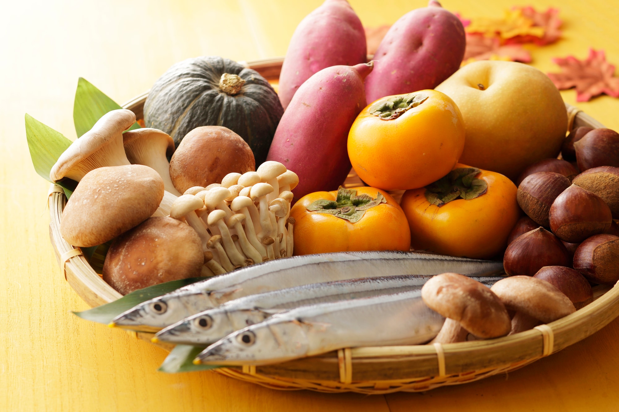 Japanese fall ingredients