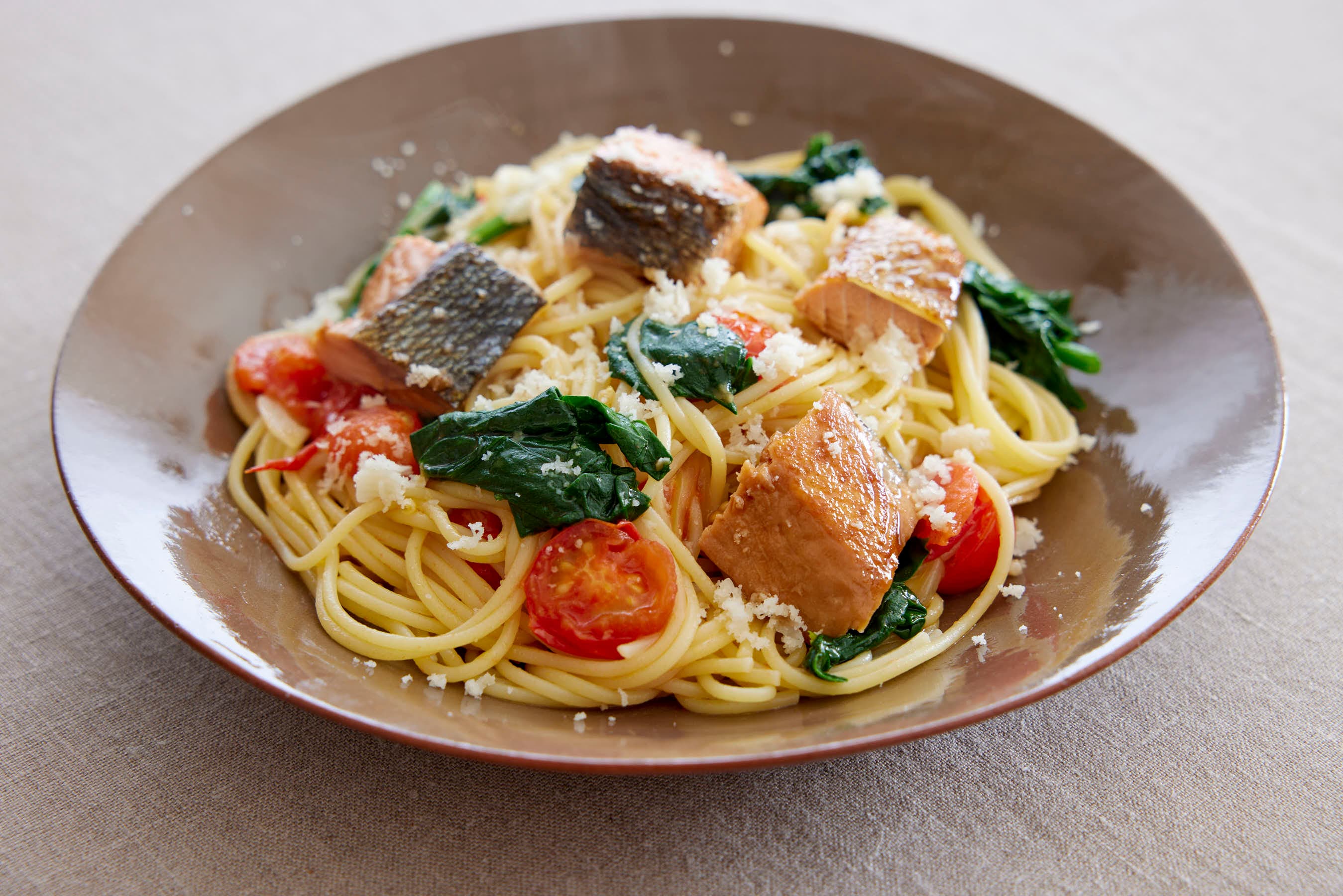 Teriyaki Salmon Pasta