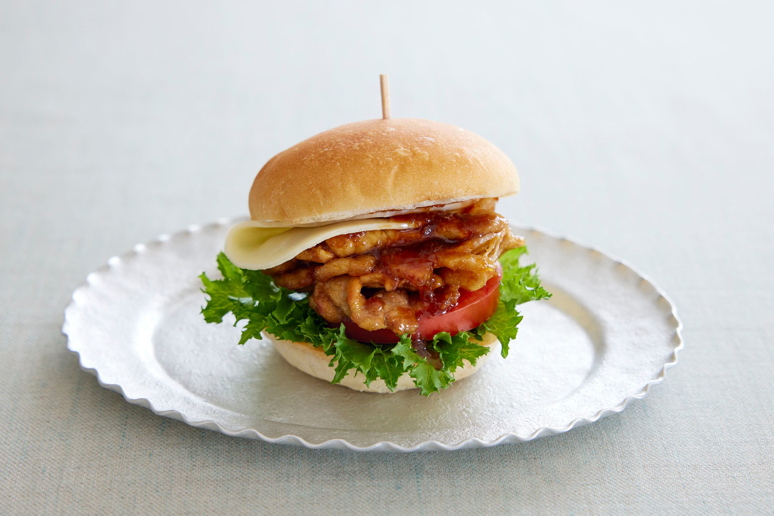 Ginger Pork Shogayaki Burger Shogayaki
