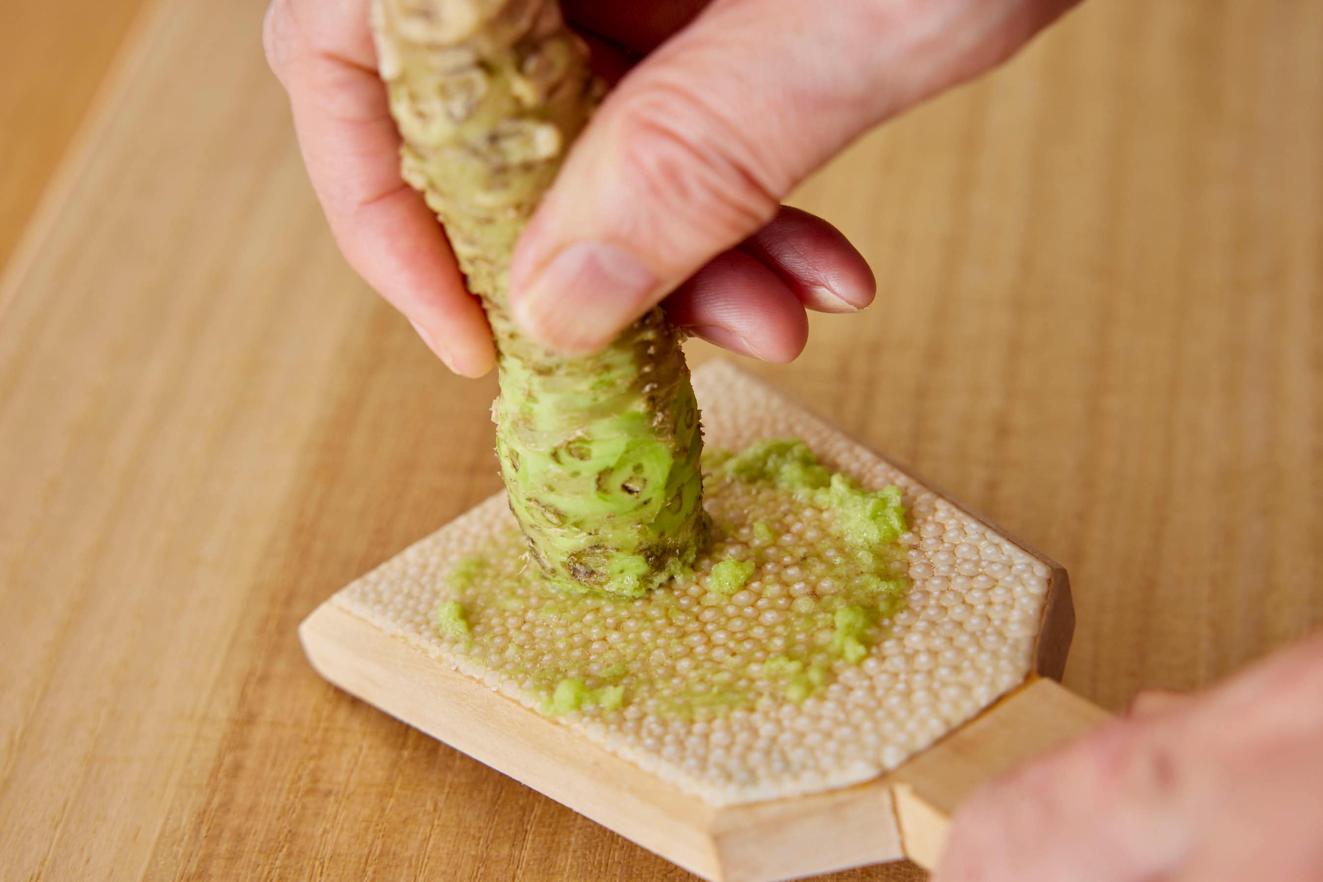 Grating wasabi