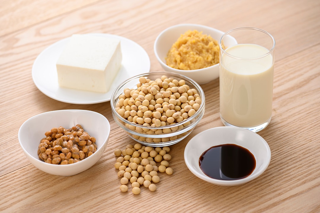 An image of soybean foods