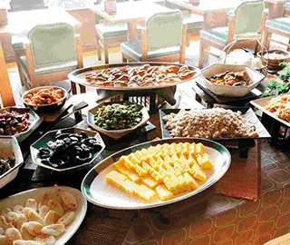 Japanese Hotel Breakfast Buffets