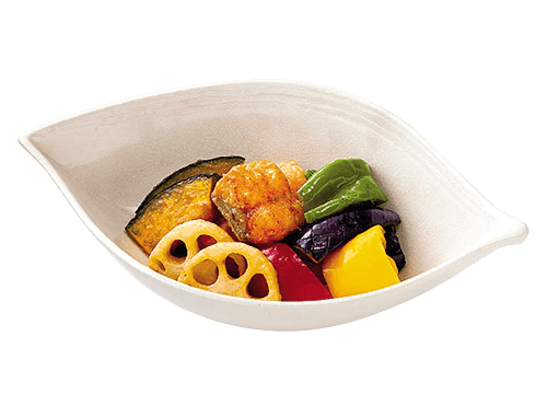 Salmon and Vegetable Agebitashi