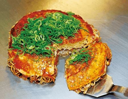 Hiroshima-style okonomiyaki