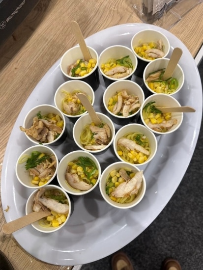 Ramen Topped with Corn