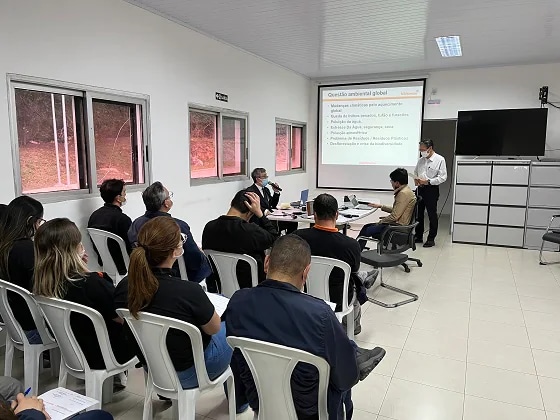 Environmental education for employees overseas(September 2022 at KDB in Brazil)