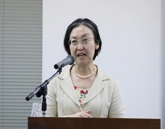 河口真理子氏講演会（2019年10月　キッコーマン東京本社およびキッコーマン野田本社）