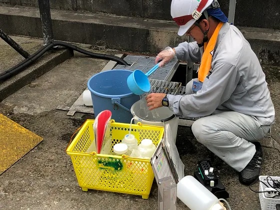 Water quality survey on released water (treated water) (Nagareyama Kikkoman Co., Ltd. in August 2019)