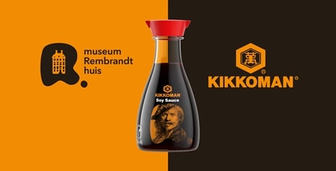 「Kikkoman &times; レンブラント・ハウス」記念しょうゆ卓上びん