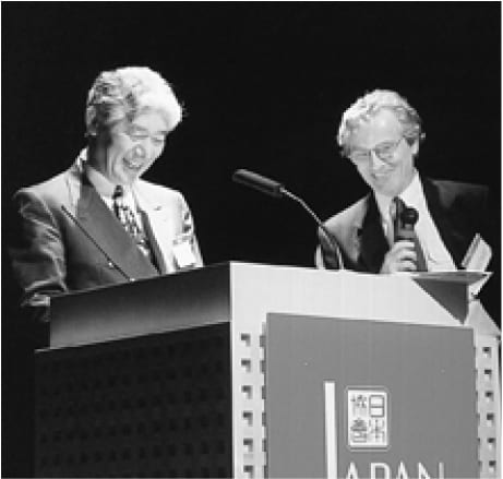 熊倉功夫氏とマーチン・コルカット氏