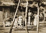 弦斎邸内「家畜小屋」明治40年頃