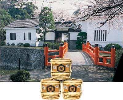 「御用醤油醸造所」　昭和の中頃まで使用されていた醤油樽