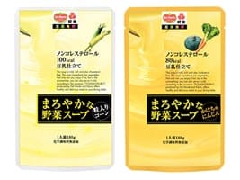 まろやかな野菜スープ 粒入りコーン・まろやかな野菜スープ かぼちゃにんじん