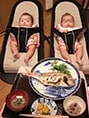 双子ちゃんのお食い初め♪