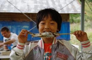 釣りたて＆焼き立て　最高！！