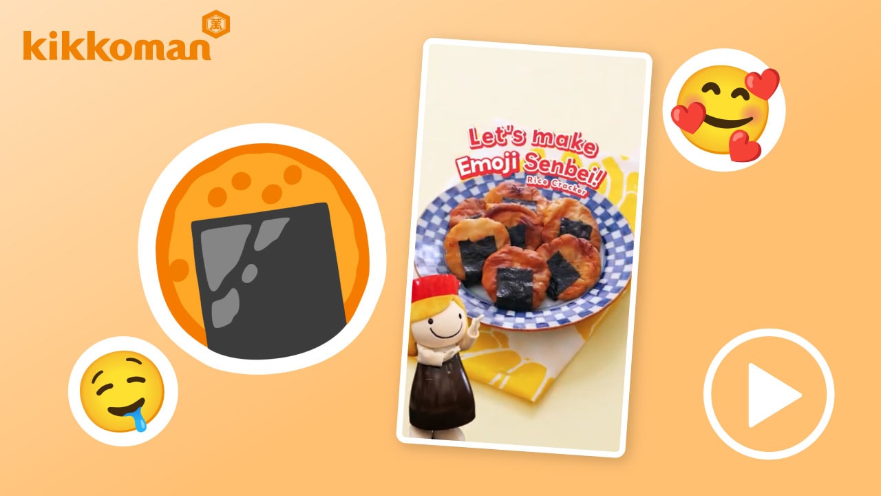 絵文字せんべいの作り方動画