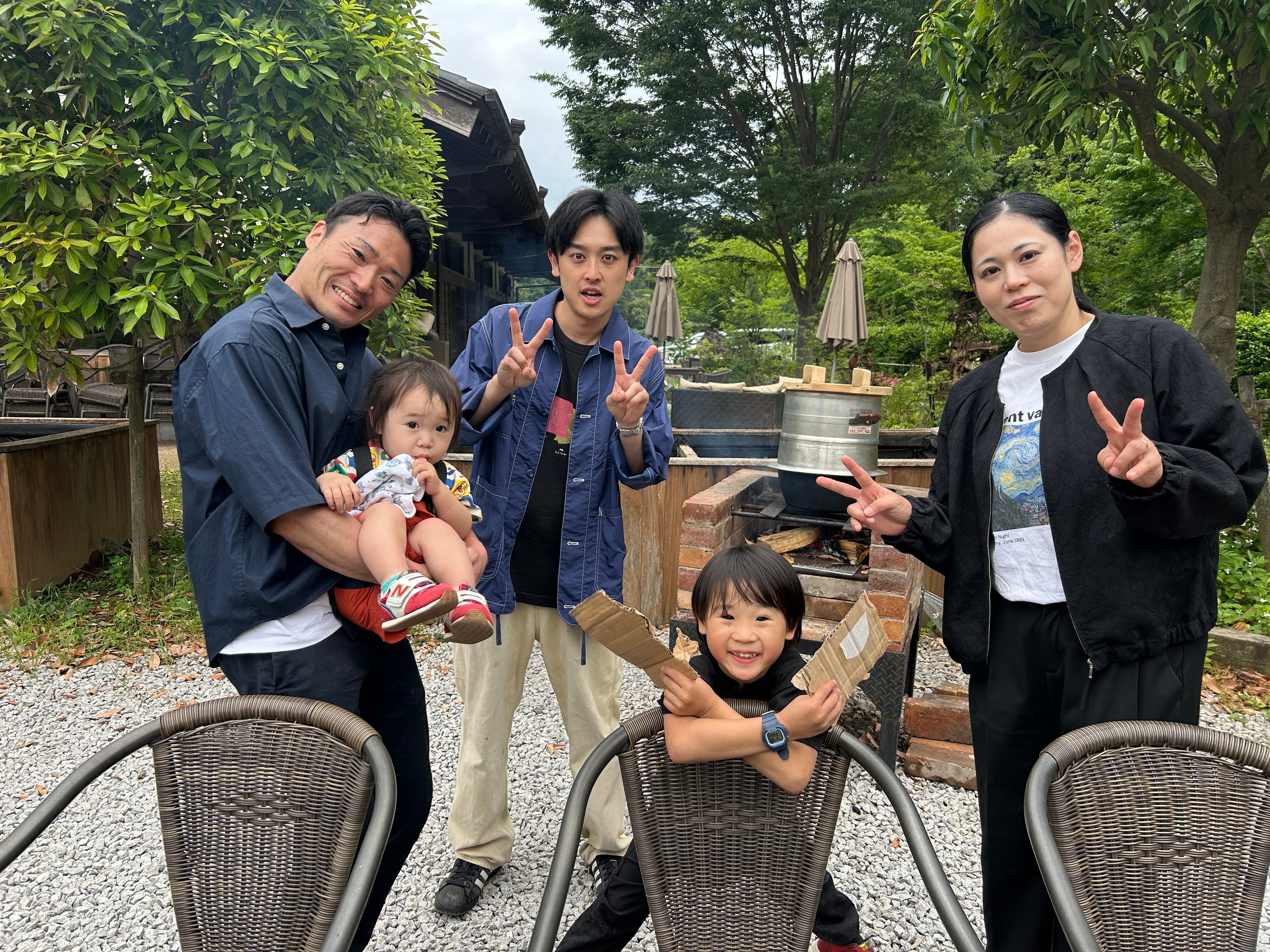 記憶さんご家族と調査員