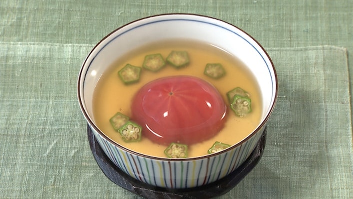 トマトの茶碗蒸し（4人前）