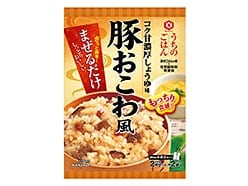 あつあつごはんに混ぜるだけで、もっちり食感の混ぜごはんができる！「キッコーマン　うちのごはん　混ぜごはんの素」シリーズから「豚おこわ風」新発売！