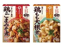 フライパンで煮るだけ10分！メインの和風のおかずができる！「キッコーマン　うちのごはん　和のごちそう煮」シリーズから「鶏のごまみそ煮」「鶏もも大根煮」新発売！