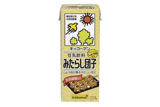 キッコーマンしょうゆを使った豆乳飲料が登場！ 「豆乳飲料　みたらし団子」200ml新発売！