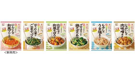 電子レンジで“チン”した野菜にあえるだけ！ 「キッコーマン うちのごはん 彩り野菜おかずの素」シリーズ新登場！ ～「にんじんの和風マリネ」新発売！～