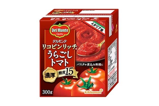 デルモンテから、リコピンたっぷりで味わい濃厚な 「リコピンリッチ(R)うらごしトマト」新発売!