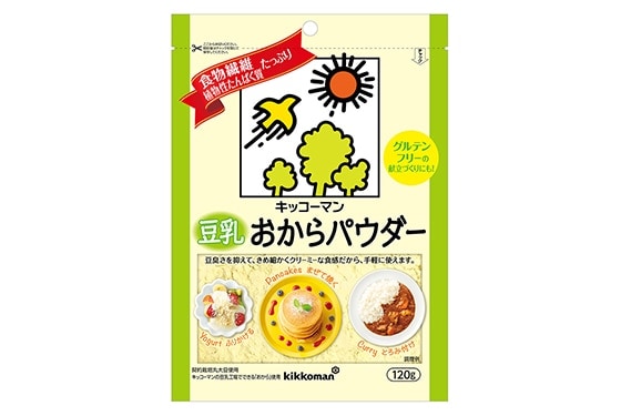 毎日摂れる”大豆の栄養。食物繊維たっぷり!「キッコーマン 豆乳おからパウダー」新発売!