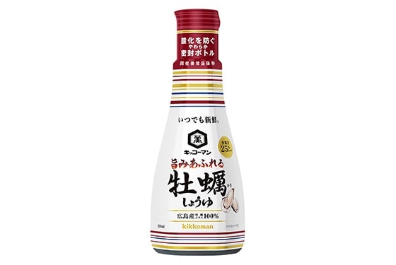 広島産牡蠣エキスを100%使用した、だし入りしょうゆ!「いつでも新鮮(R) 旨みあふれる牡蠣しょうゆ」に200mlサイズが新登場!