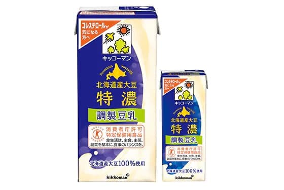 キッコーマンから、北海道産大豆100％使用、 プレミアムタイプの“特濃”が登場！ 「北海道産大豆　特濃調製豆乳」新発売！