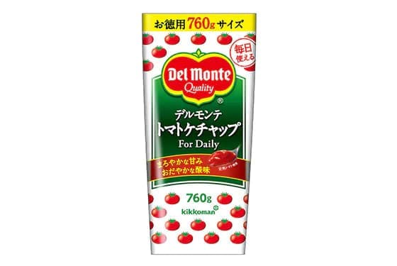 デルモンテから、お得な大容量サイズのケチャップ！ 「デルモンテ トマトケチャップ For Daily」760g新発売！