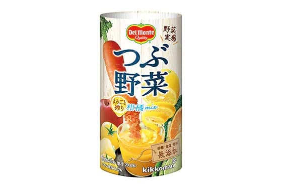 「デルモンテ つぶ野菜」に爽やかな柑橘風味が仲間入り！ 「つぶ野菜 まるごと搾り柑橘mix」新発売！ ～野菜を実感！“つぶつぶ”食感を楽しめる飲料～