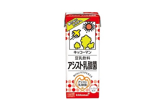 キッコーマンから、“アシスト乳酸菌”を使用した ヨーグルト風味の豆乳飲料が登場！ 「キッコーマン 豆乳飲料 アシスト乳酸菌」新発売！