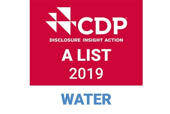 CDP　DISCLOSURE INSIGHT ACTION A LIST 2019  WATER