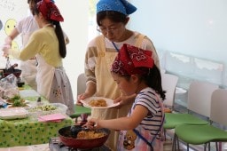 調理体験の様子